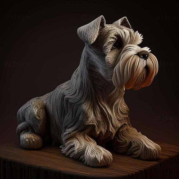 Zwergschnauzer dog